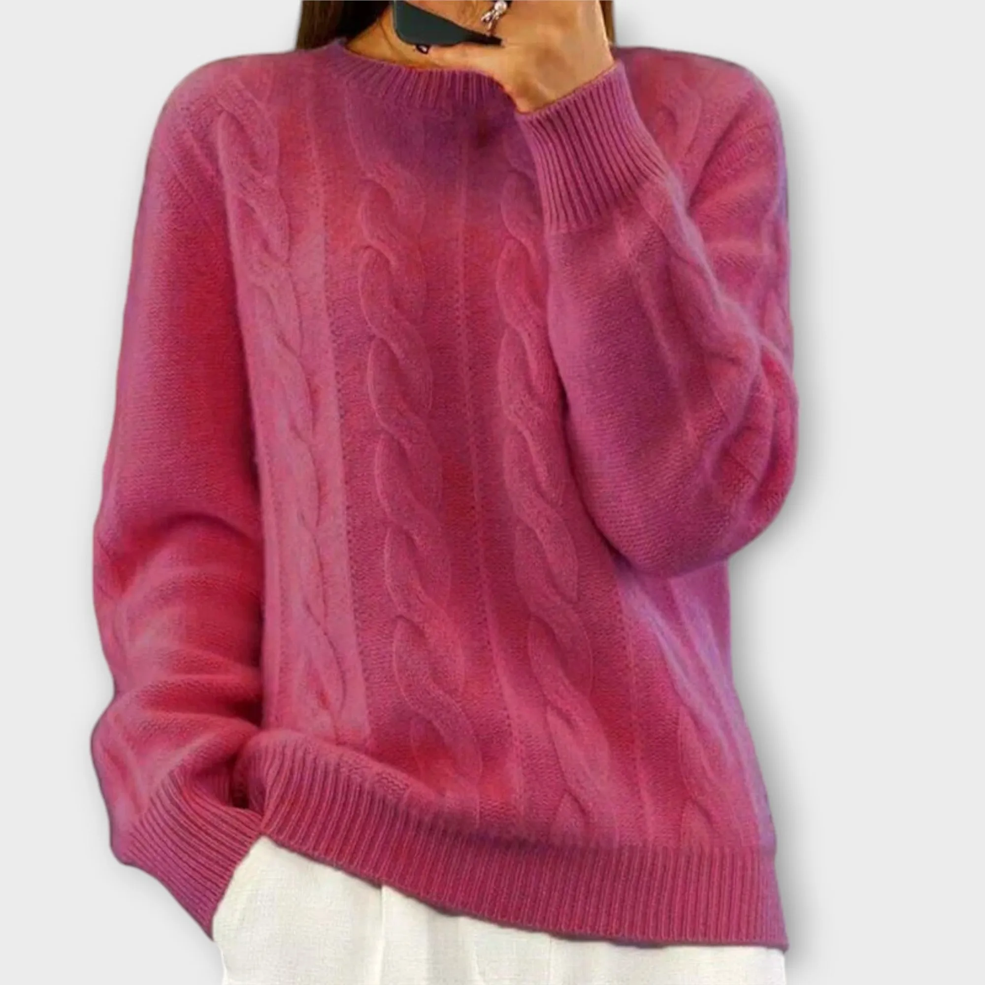 Larissa Fluffy Knitted Sweater