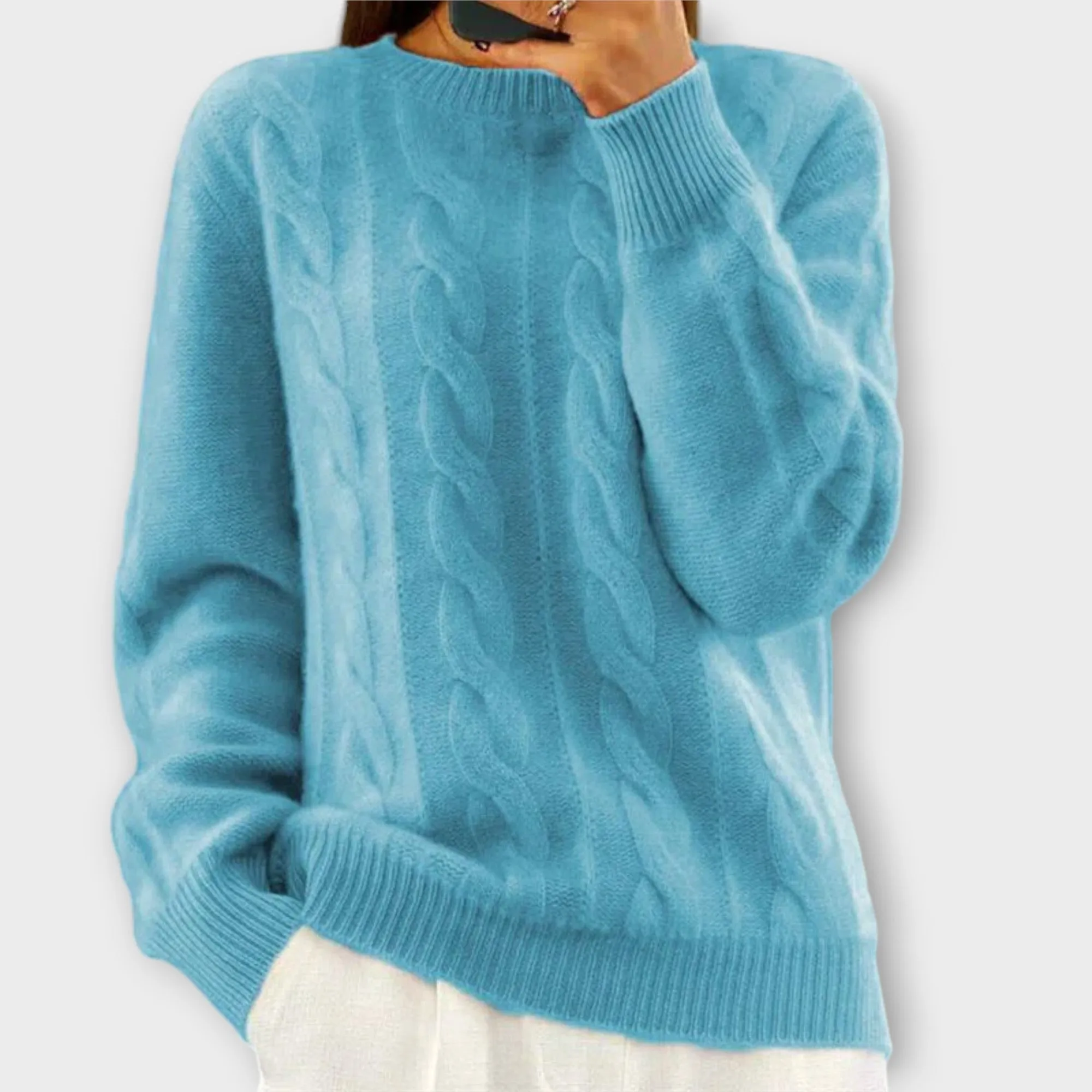 Larissa Fluffy Knitted Sweater