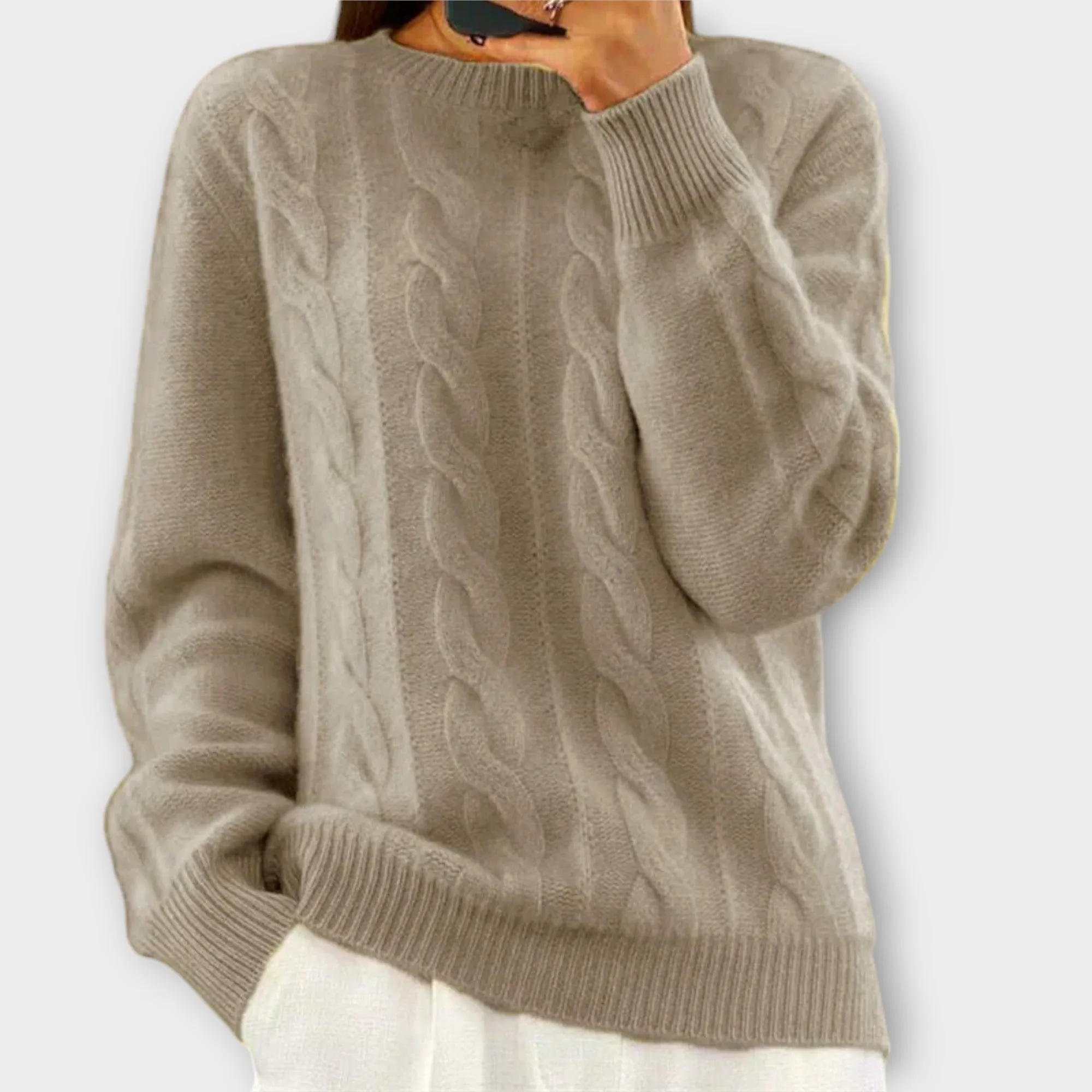 Larissa Fluffy Knitted Sweater