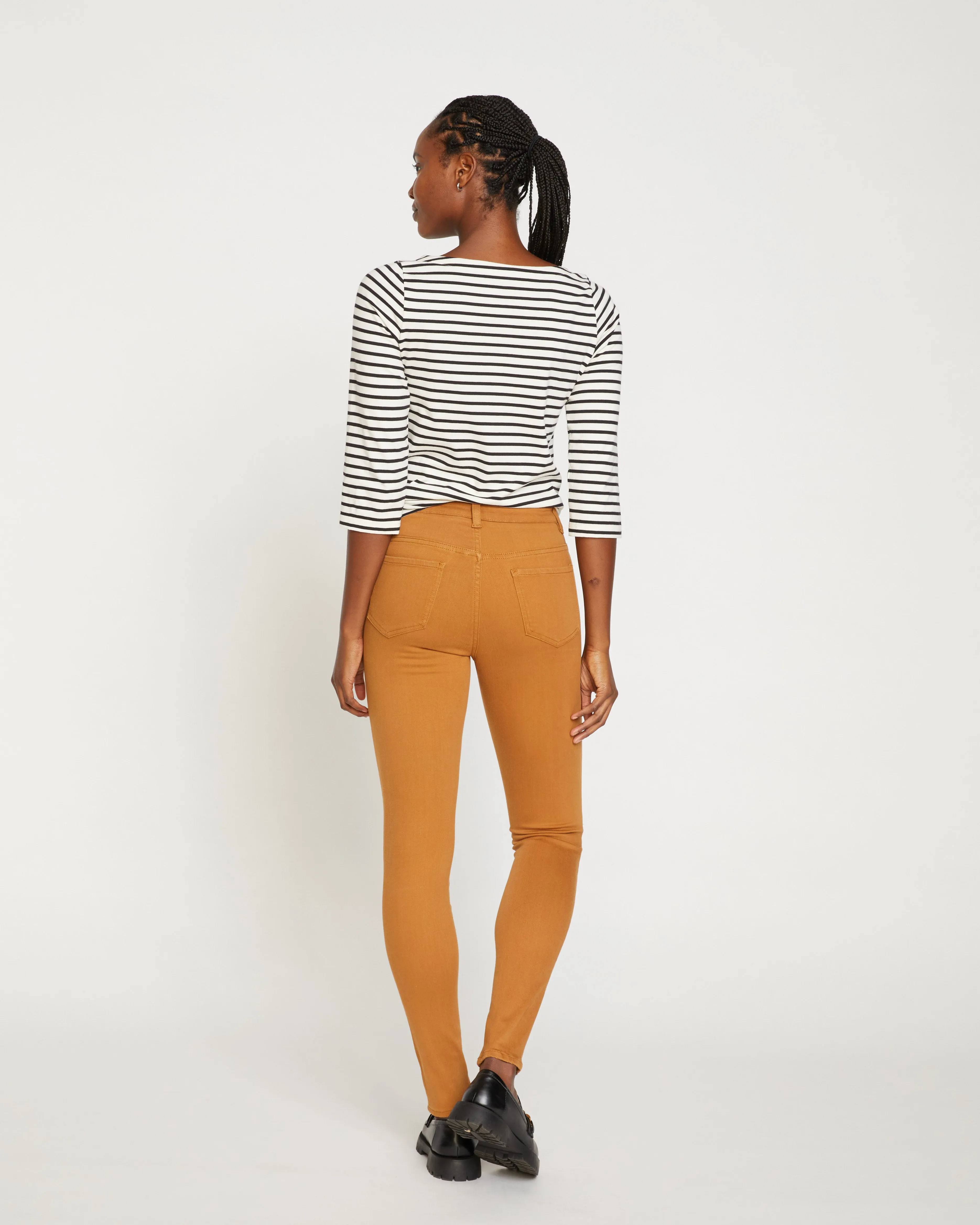 Seine High Rise Skinny Jeans 32 Inch - Foie Gras